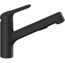 Černá kuchyňská baterie s výsuvnou sprchou