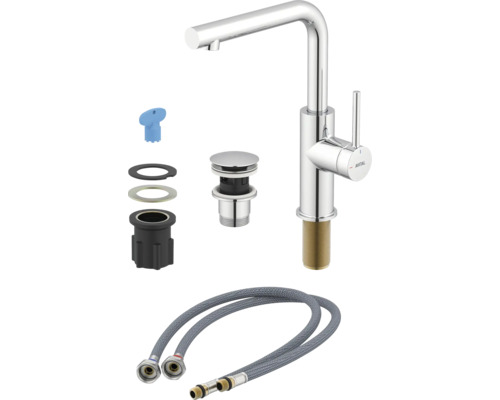 Páková baterie Avital s příslušenstvím a flexibilními hadicemi