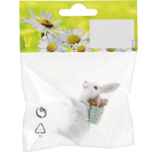 Dekorační zajíček s košíkem v obalu