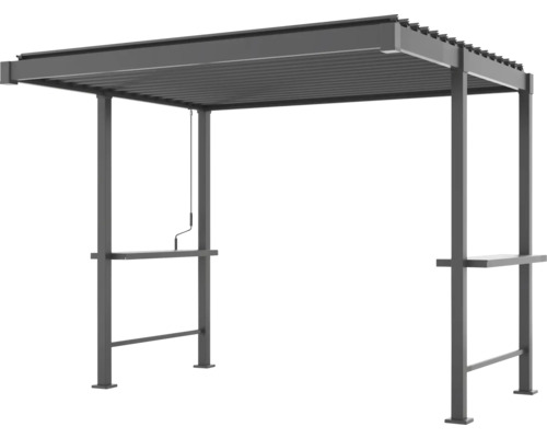 Volně stojící pergola s nastavitelnými lamelami