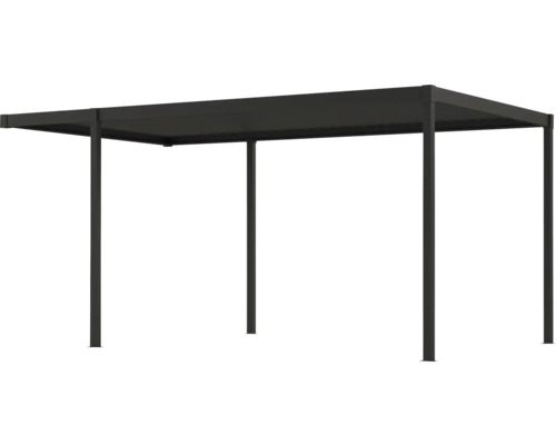 Altán s rovnou střechou a obdélníkovým tvarem