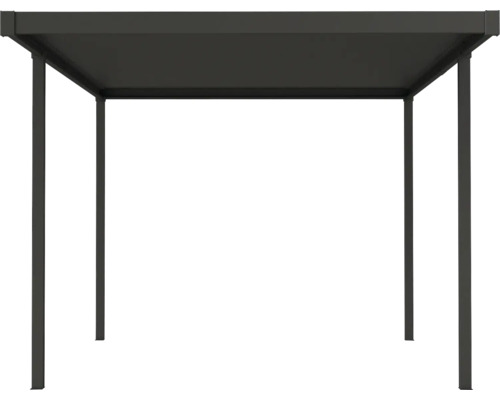 Volně stojící terasové zastřešení z kovu