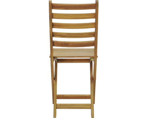 Skládací dřevěná židle pro venkovní použití