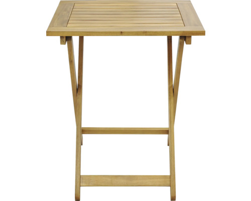 Skládací zahradní stolek z dřeva