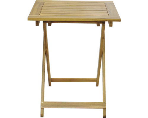 Čtvercový skládací dřevěný stůl
