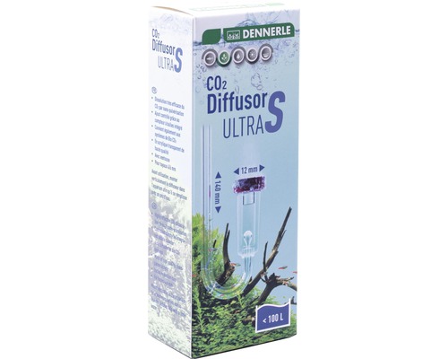 Balení CO2 difuzoru Dennerle Ultra S pro akvária do 100 litrů