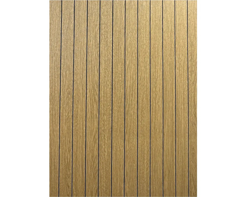 Samolepicí PVC lamely tmavě hnědé 280x60cm Terasy z dřevěných prken