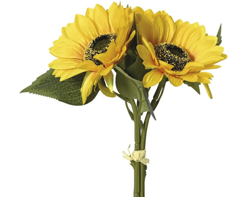 Kytice slunečnic, aranžmá umělých květin