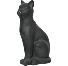 Dekorativní sedící figurka kočky pro venkovní použití