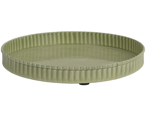 Kulatá keramická forma na quiche s vroubkovaným okrajem