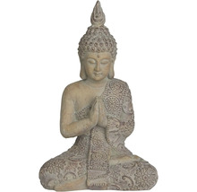 Figurka Buddhy v lotosové pozici se sepjatýma rukama jako dekorace