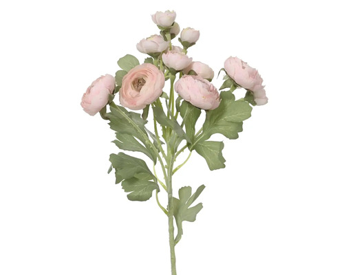 Umělá kytice pryskyřníků s květy a listy