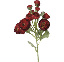 Umělá kytice pryskyřníku s červenými květy