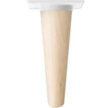 Dřevěná noha nábytku s montážní deskou