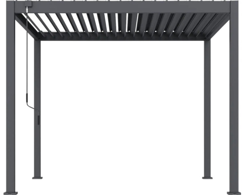 Volně stojící hliníková pergola s nastavitelnými lamelami pro venkovní použití