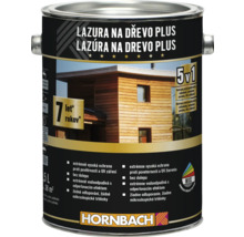 Lazura na dřevo v kovovém kbelíku pro venkovní použití