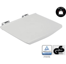 Toaletní sedátko s maximální nosností 150 kilogramů, značka TÜV Rheinland a GS pro ověřenou bezpečnost