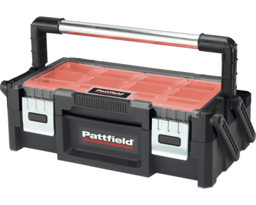Kufr na nářadí Pattfield Cantilever 18" s organizérem 14,5 x 45,8 x 24 cm, modro-černý Box na nářadí od společnosti Pattfield