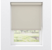 Béžová okenní roleta v zavřeném stavu