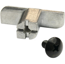 Kovová křídlová matice s odpovídajícím šroubem