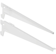 Dva kovové držáky polic