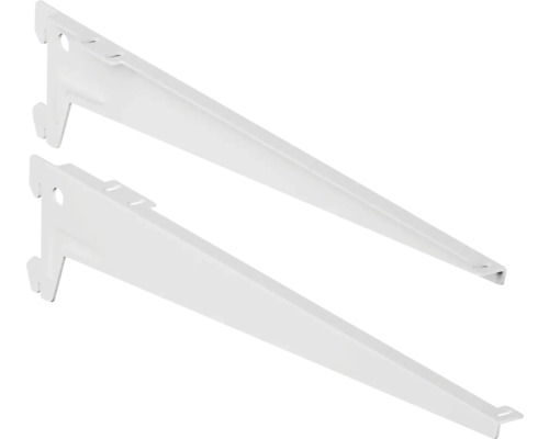 Dva kovové držáky polic