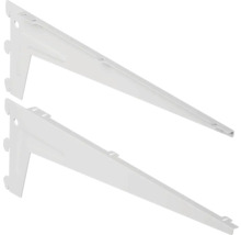 Dva kovové držáky polic