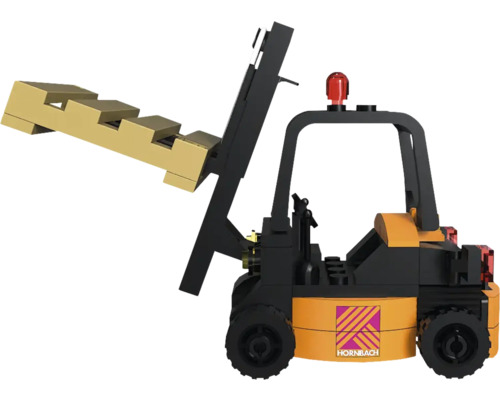 Hračkový vysokozdvižný vozík s logem Hornbach