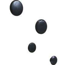 Čtyři dřevěné nábytkové knoflíky