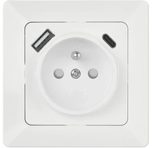 Zásuvka s USB a USB-C portem