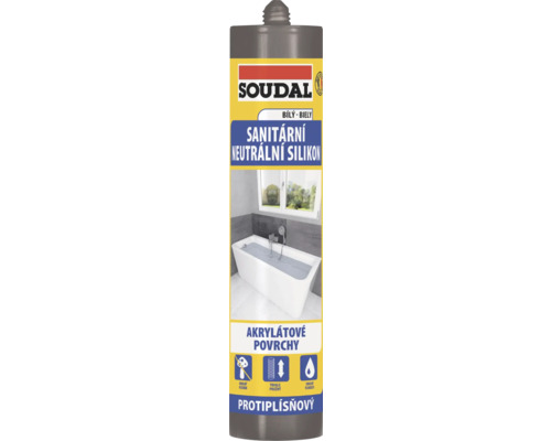 Soudal Sanitární neutrální silikonová kartuše