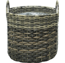 Proutěný květináč s držadly