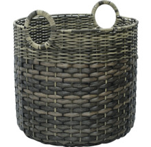 Koš z umělého proutí se dvěma držadly