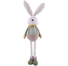 Plyšový zajíc s motýlkem a šlemi