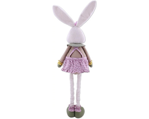 Dekorativní králičí panenka s šaty a dlouhýma ušima