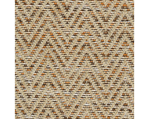 Koberec FLACHGEW OUTSIDER DESIGN African Joy 13 šířka 400 cm (metráž) Detail textilní tkaniny s rybí kostrou