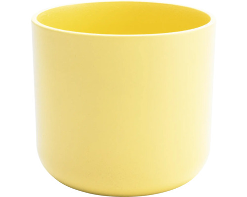 Obal na květináč Lafiora Alma keramický Ø 13,5 x 12,6 cm barva citronová Keramický květináč