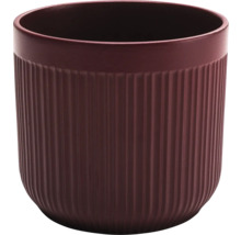 Žebrovaný květináč z keramiky