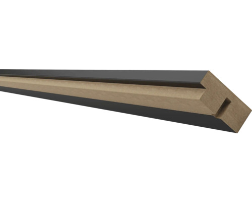 Dřevěná lišta s polodrážkou a drážkou