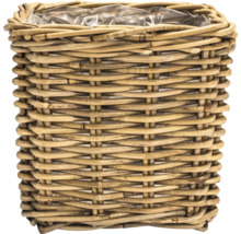 Pletený květináč s plastovou vložkou