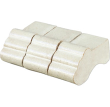 Dekorativní obklady uspořádané v řadách