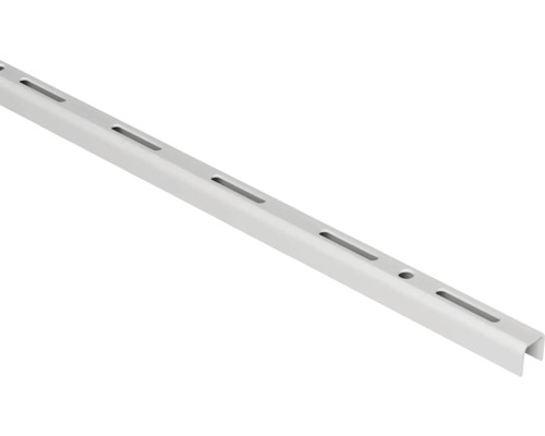 Regálová lišta s výřezy pro police