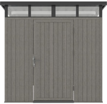 Zahradní skříň s dveřmi a střechou