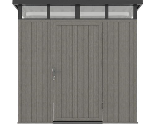 Zahradní skříň s dveřmi a střechou