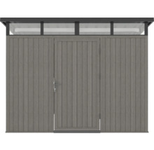 Zahradní skříň s dveřmi a světlíkem