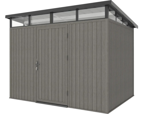 Zahradní domek na nářadí s dvoukřídlými dveřmi a světlíkem
