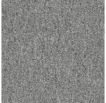 Detailní záběr šedého koberce.