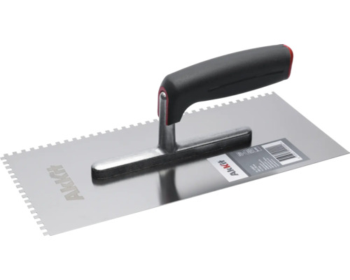 Zubatá špachtle s černou rukojetí