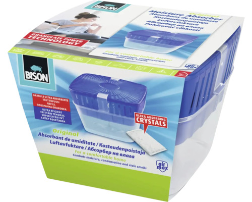 Odvlhčovač Bison AIR MAX device/přístroj 450 g, granulát Bison Odvlhčovač vzduchu Original s technologií granulí