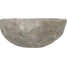 Šedá kamenná miska na rostliny